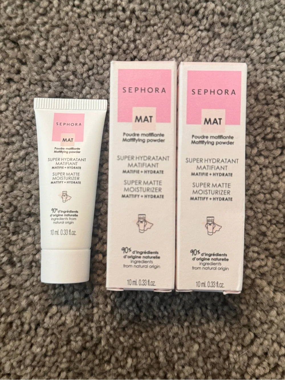 Sephora Super Matte Moisturizer 2pc 20ml